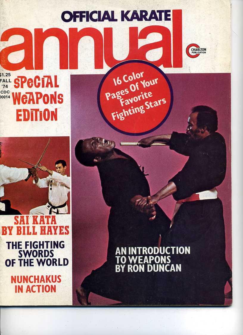 Fall 1974 Official Karate Annual